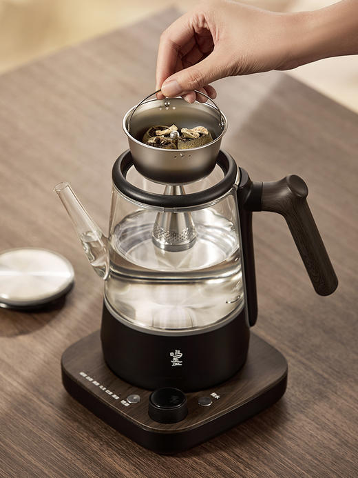 永利汇鸣盏MZ-102智能喷泉煮茶器家用全自动保温茶煮茶壶喷淋式蒸茶壶 商品图4