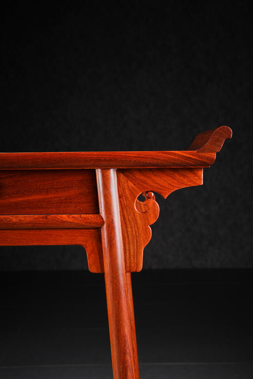 红桥红  家具严选  缅甸花梨（大果紫檀）【木面/云石面  97单联 翘头案】 商品图1