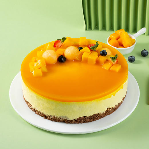 【酸甜芒果】芒果慕斯蛋糕香芒满溢，唇齿刘芳 商品图0