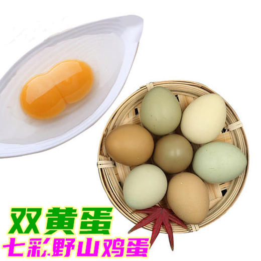 七彩野鸡蛋【双黄30枚装】 商品图1