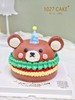 1027CAKE |  汉堡小熊蛋糕 ins复古风 商品缩略图2