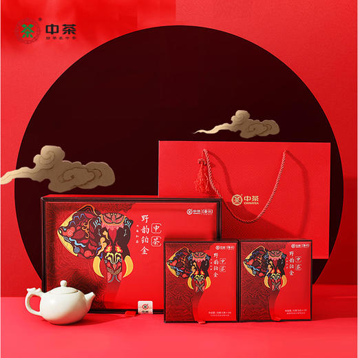 《中粮-中茶》野韵铂金云南红茶 2021年云南红茶100克/礼盒中粮出品 商品图0