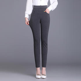 时尚简约，紧身加绒保暖小脚裤MYX-9300