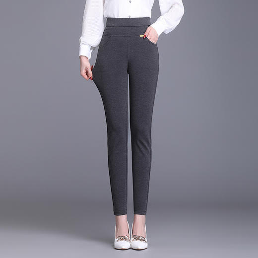 时尚简约，紧身加绒保暖小脚裤MYX-9300 商品图0