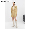 NEELLY纳俪商场同款2022冬季新款双排扣毛呢大衣女中长款宽松外套N22102N01044 商品缩略图1