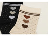 桑蚕丝心形星点女棉袜短袜柔软舒适透气33985 商品缩略图1