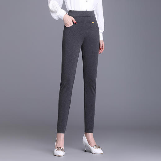 时尚简约，紧身加绒保暖小脚裤MYX-9300 商品图1