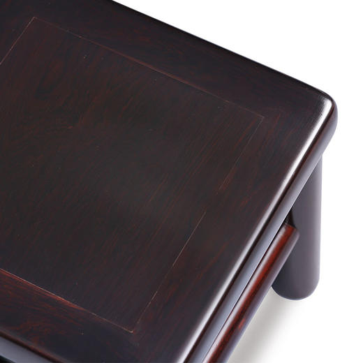 紫光檀富贵凳无束腰小方凳红木家具（快递包邮） 商品图2
