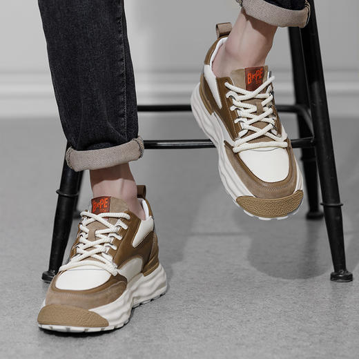 增高鞋男隐形内增高鞋男士厚底增高鞋子板鞋男鞋休闲鞋潮 商品图3