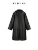HIDEMI 极简连帽大廓形加厚新西兰小羊皮斗篷式大衣 商品缩略图14