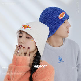 BJHG不计后果秋冬粗毛线显脸小保暖冷帽男韩版大头渔夫针织帽子女