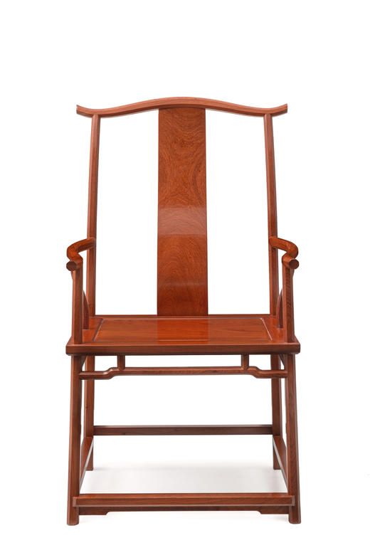 红桥红  家具严选  缅甸花梨（大果紫檀）【经典 四出头角八角 官帽椅】 商品图0