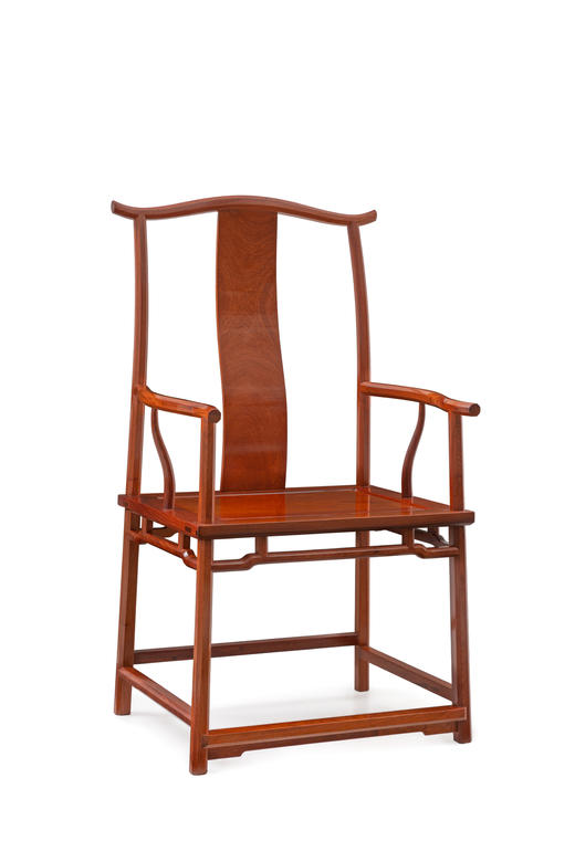 红桥红  家具严选  缅甸花梨（大果紫檀）【经典 四出头角八角 官帽椅】 商品图2