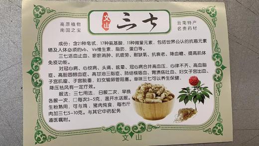 正三七粉云南文山特产20头30非野生37田七粉 两千三百多年历史的三七 全国发货 商品图2