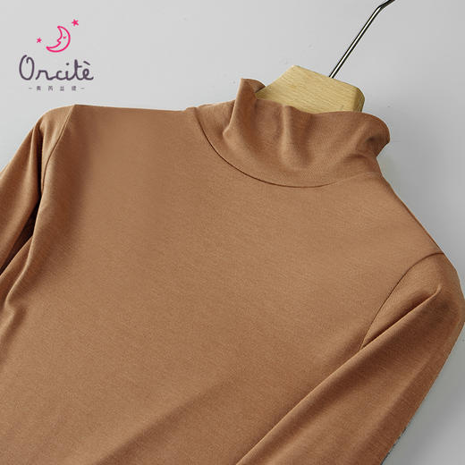 女士德绒蛋白肽 微笑中高领百搭打底衫H223050458【现货 同步库存】 商品图8