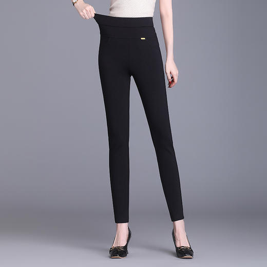 时尚简约，紧身加绒保暖小脚裤MYX-9300 商品图6