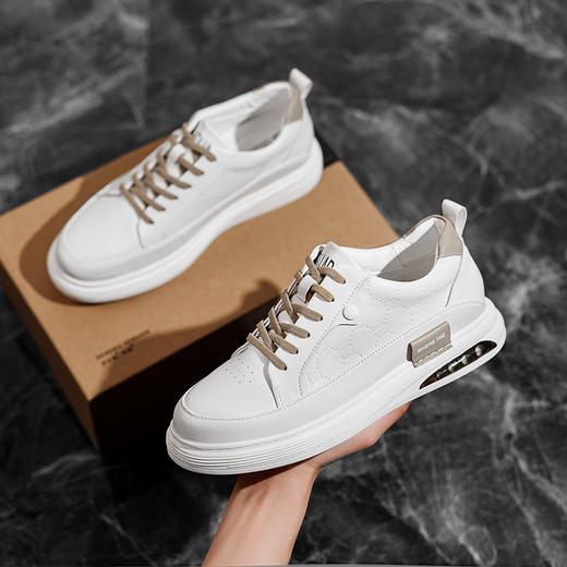 增高鞋男厚底内增高鞋小白鞋男生休闲鞋男鞋增高板鞋 商品图2