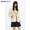 NEELLY纳俪商场同款冬季西装外套女个性撞色毛呢大衣百搭韩系上衣N22101W01012 商品缩略图2