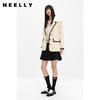 NEELLY纳俪商场同款冬季西装外套女个性撞色毛呢大衣百搭韩系上衣N22101W01012 商品缩略图1
