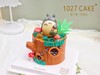 1027CAKE |  龙猫主题 宫崎骏 翻糖装饰 树桩蛋糕 商品缩略图2