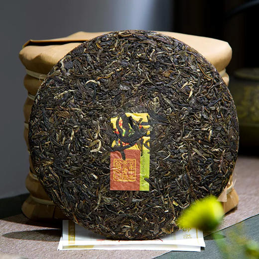 中粮-中茶2021年无量茗汇(6年陈)云南普洱茶生茶七子饼357g/饼/干仓直发 商品图3