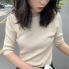 【限时折扣】韩版半高领中袖针织衫打底衫 商品缩略图1