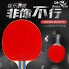 双鱼226A/236A乒乓球拍家庭业余训练双面反胶球拍直拍横拍双拍带3球儿童学生初学者兵乓专业1套 商品缩略图0