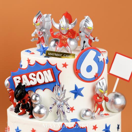 【提前一天预定】双层|奥特曼主题蛋糕（C类）【4225】 商品图1