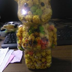 畅多纯 可爱熊爆米花桶装 260g 焦糖味