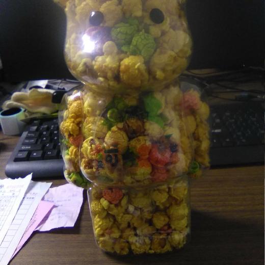 畅多纯 可爱熊爆米花桶装 260g 焦糖味 商品图0