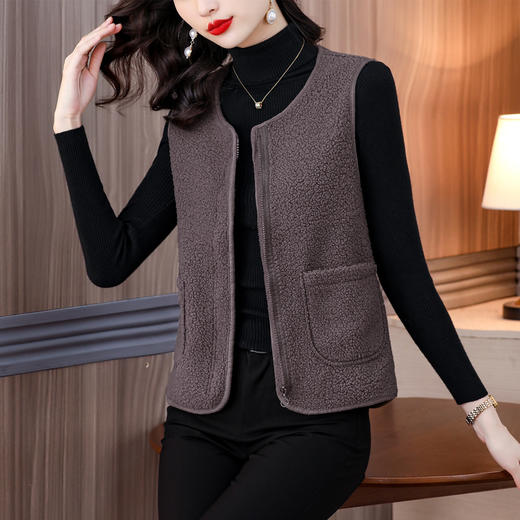 KQL B08N8988外穿马甲开衫口袋马甲外套 商品图4