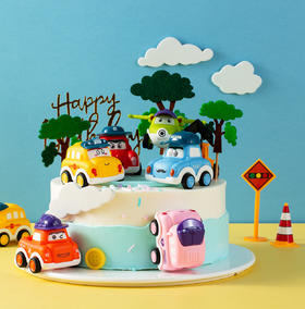 千伶百俐-汽车总动员蛋糕