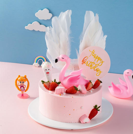青春永驻-粉色天使蛋糕 商品图1