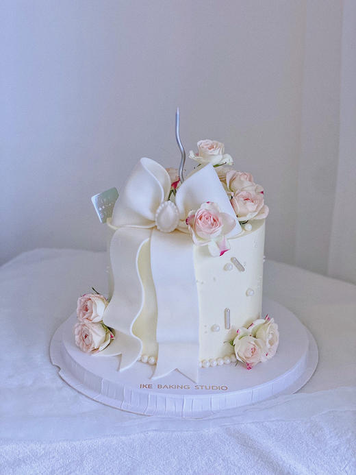 折射蝴蝶结 | 鲜花蛋糕（花粉过敏者勿选） 商品图0