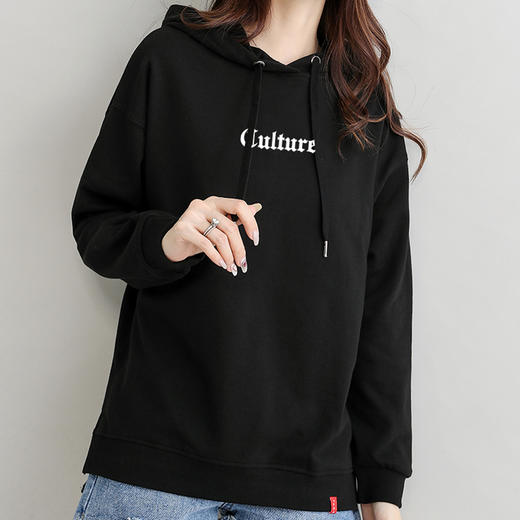 裁缝学苑AQ129 连帽加绒卫衣纸样女装新款落肩上衣外套服装打板图 商品图2