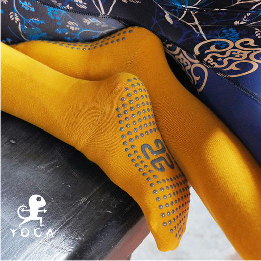 壁虎瑜伽【2210WZ194】精硫棉过膝长筒防滑瑜伽袜【5天发货】 商品图2