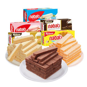 【6.5元/盒】丽芝士纳宝帝草莓芝士蛋糕味/巧克力味威化饼干145g