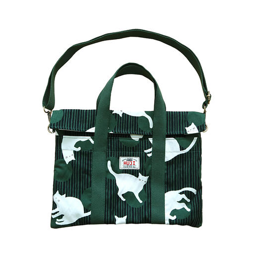 HUJI祤集电脑包插画剪影猫 商品图2