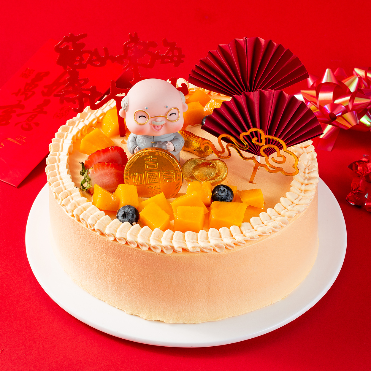 喜寿延年-贺寿蛋糕