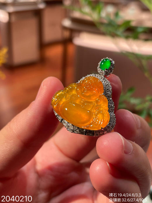 黄翡佛公吊坠 48999【2040210】 商品图2