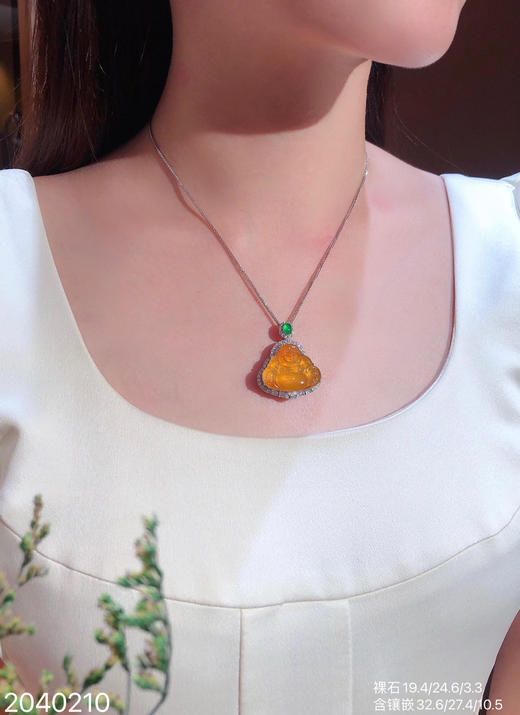 黄翡佛公吊坠 48999【2040210】 商品图4