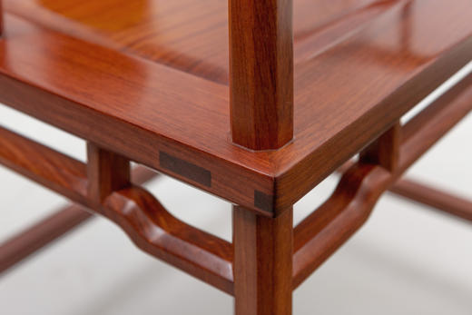 红桥红  家具严选  缅甸花梨（大果紫檀）【经典 四出头角八角 官帽椅】 商品图4