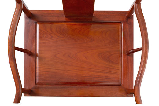 红桥红  家具严选  缅甸花梨（大果紫檀）【经典 四出头角八角 官帽椅】 商品图5