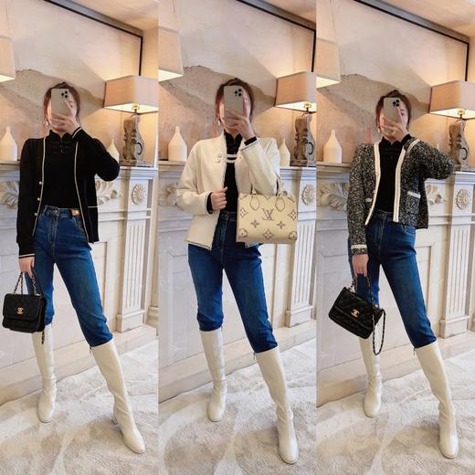 秋冬B备进口超纤环保弹力PU皮长筒靴！线下DA牌篙端品质 显高显腿长腿直！ PU材质轻薄、具有弹力、韧性好、防水透气好打理！5cm增高 黑色/白色两个颜色 秋冬氛围感百搭“神Qi”！ 商品图9