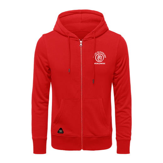 自由基地秋冬新款越野露营户外攀爬图案拉链带帽毛圈卫衣休闲情侣 NMT-1910 商品图5