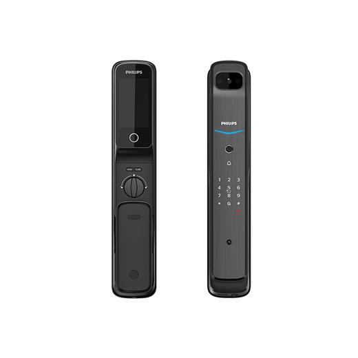 飞利浦（PHILIPS） 电子锁 全自动带屏推拉式智能可视猫眼视频锁指纹密码锁智能门锁 DDL-709VP-5HW 商品图1