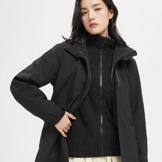 【日常户外 一件搞定】OUTDOOR冲锋衣男女款三合一可拆卸两件套加厚防风防水保暖进藏登山服 商品图2