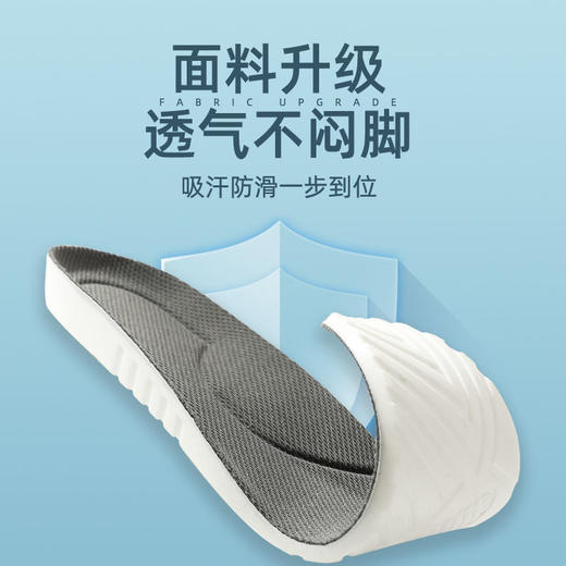 乳胶运动鞋垫男女高弹减震加厚透气吸汗防臭超软底舒适踩屎感鞋垫 商品图7