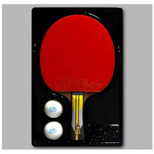 双鱼乒乓球拍单拍6A+E直拍短柄6A+C横拍长柄新六星单拍乒乓球拍7层底板1支 商品图4