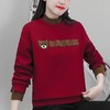 小熊刺绣洋气减龄，加绒长袖半高领卫衣ZQ-1155-2208 商品缩略图0